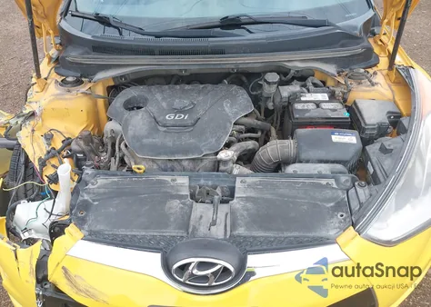 2016 Hyundai Veloster from USA, damaged, VIN KMHTC6AD2GU256907